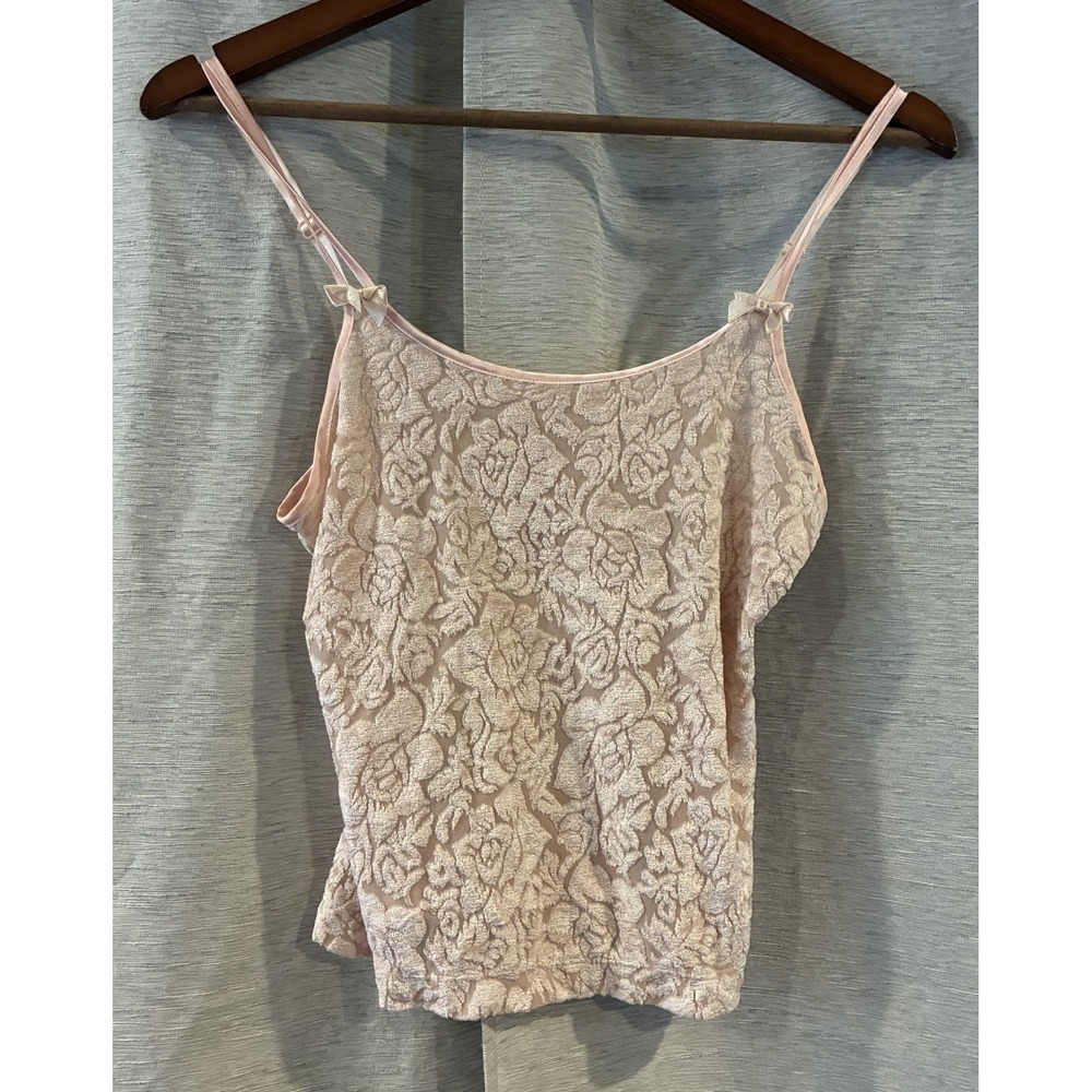 Victoria's Secret Lace Camisole Y2K Coquette Romantic Pink Top XS